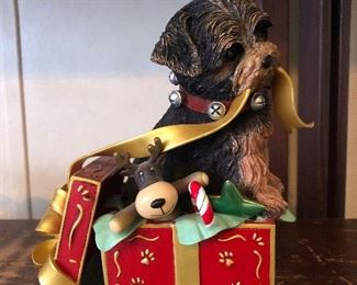 Yorkie "Puppies First Christmas" by The Danbury Mint $75