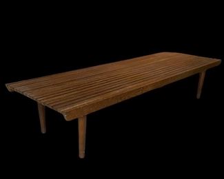 MCM slatted table