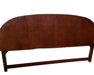 MCM Stanley mahogany KING size headboard and frame