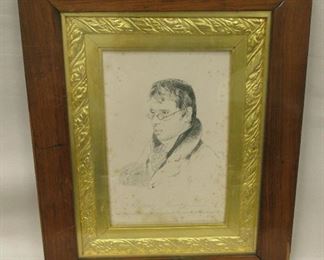 PORTRAIT ENGRAVING WITH HAND WRITTEN 1815 LETTER ON REVERSE. SOME FOXING. PRESENTED TO WILLIAM HERRIES ESQ OF SPOTTES. THE EARLY PATRON & FRIEND OF DOCTOR MURRAY. ARCH CONSTABLE. EDINBURGH, 18 OCTOBER 1815