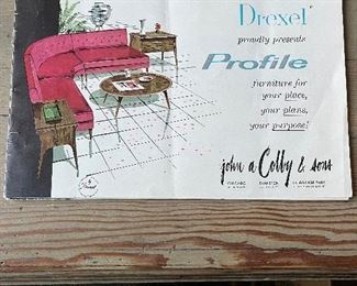 original MCM Drexel Profile series brochure