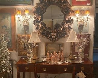 Maxfield Parrish, Baker Furniture Company and Finesse Originals Mirror
