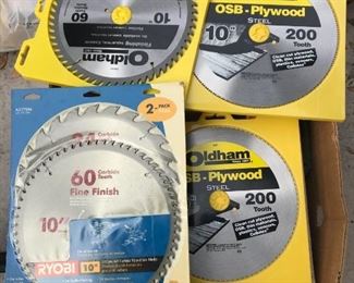 New Assorted Saw Blades