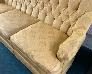 Vintage brocade sofa