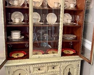 PAINTED/DISTRESSED CHINA HUTCH
