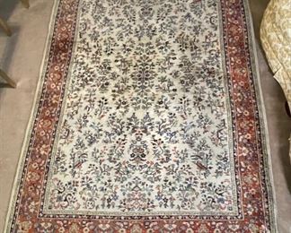 Vintage Hand Knotted Wool Rug	108x74in	
