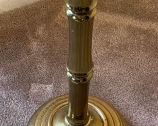 1970s Vintage Brass Bamboo Floor Lamp	58in H x 17.5in Diameter	
