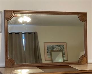 Huge Vintage Walnut Frame Mirror	35 x 57.5 x 1.5	HxWxD
