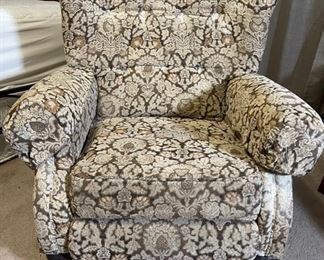AS-IS Floral Print Fabric Chair Recliner	41 x 36 x 35	HxWxD
