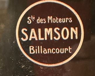 Vintage Salmson 10HP  Framed Poster Rene Vincent	Frame: 40 x 32 x 2	HxWxD

