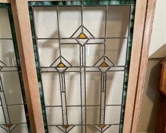 AS-IS Stained Glass Window Panels	44.5 x 51 x 1.5	HxWxD
