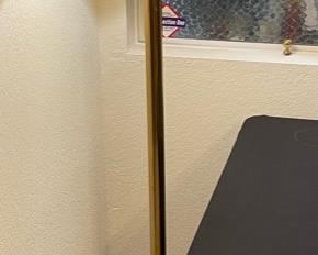 Vintage Brass Floor Lamp Stiffel	60 high by 16 diameter	
