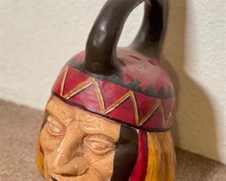 Ceramic Native American Head	12 x 6 x 7	HxWxD
