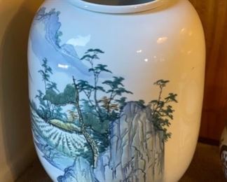 Asian Porcelain Vase (New Production)	18in H x13in Dia	
