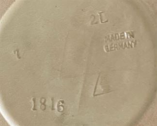 15in German Tiroler Leben Beer Stein 1816	15in H	
