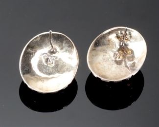Vintage Zuni Multi Gemstone Inlay Teardrop Sterling Silver Ring SR Size: 6.75 Native American 	Size 6.75in Center-stone: 15x11mm	
