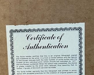 Signed Litho Miharu Lane Breezy Day Art Lithograph Asian Japanese	26.5x26.5in	
