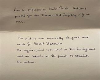 Original Art Lisa Cullyford  The Junk Lady Vue d’Optique	Frame: 9.5 x 11.5 x 2	HxWxD
