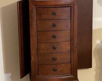6 Drawer Jewelry Cabinet	40 x 16 x 11	HxWxD
