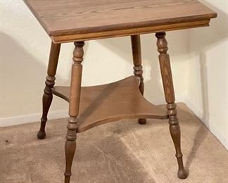 Antique Oak Parlor Table	28 x 24 x 24	HxWxD
