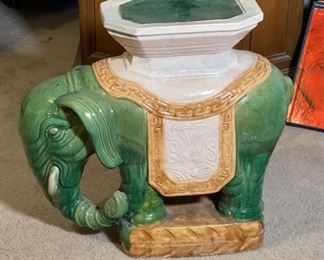 Vintage Ceramic Elephant Plant Stand	20 x 12 x 20	HxWxD
