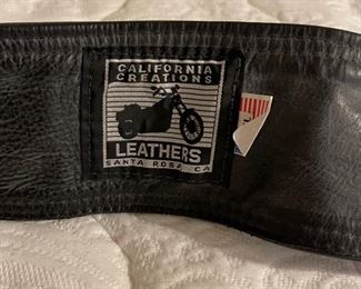 California Creations Leather Motorcycle Chaps	Size: XXL	
