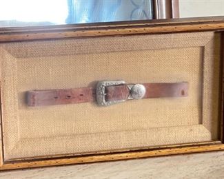 1940s Gene Autry Flying A  Framed	Frame: 9 x 16 x 1	HxWxD
