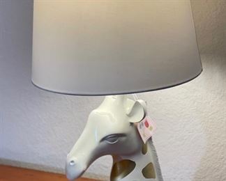 Kids Giraffe Head Table Lamp	20 high by 12 diameter	