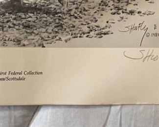 Signed Lot of 6 Robert Shoofly Shufelt Lithographs Prints	16x20in	
