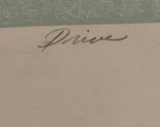 Signed Litho Spring Drive Billy Schenck  Lithograph Print Serigraph	30x44in	HxWxD
