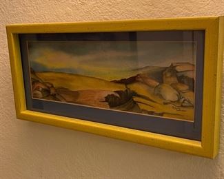 Sylvia Sullivan Watercolor	8.5 x 17.5	HxWxD
