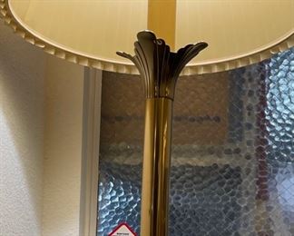 Vintage Brass Floor Lamp Stiffel	60 high by 16 diameter	
