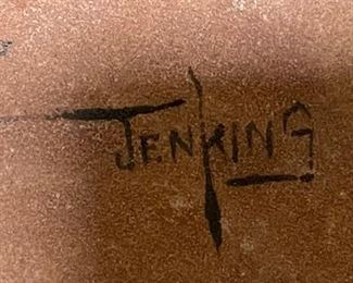 Artist Painted Flagstone Native American Jenkins	24 x 16	HxWxD
