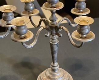 2pc Godinger Silver Plate 5-Tier Candelabra	14x13x13in	HxWxD

