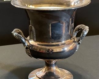 Vintage EPCS Bristol Poole Siverplate Trophy Urn Ice Bucket	11in H x10in dia	
