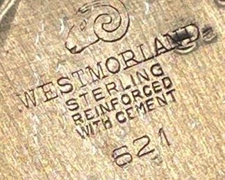 2p Westmorland Weighted Sterling Silver Candle Holders 621	4in H x4.5in dia	
