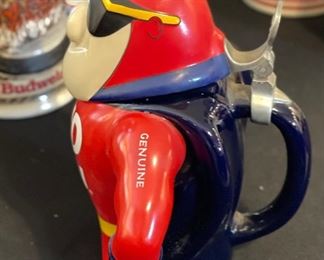 1993 Budweiser Bud Man Beer Stein	8.5 in H	
