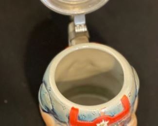 Vintage German Gerz Figural Beer Stein Alpine Man	9in H	
