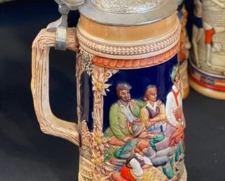 Vintage German Gerz Beer Stein 25 Dancing	11in H	
