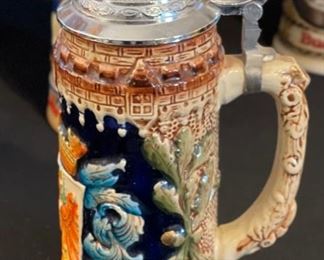 Vintage German Beer Stein Tirol	10in H	
