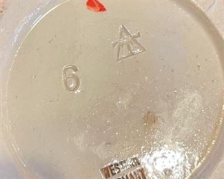 Vintage German Beer Stein 35	8in H	
