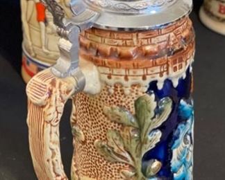 Vintage German Beer Stein Tirol	10in H	
