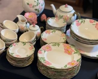 50 pc Franciscan Desert Rose China Set Dinnerware	50 piece	

