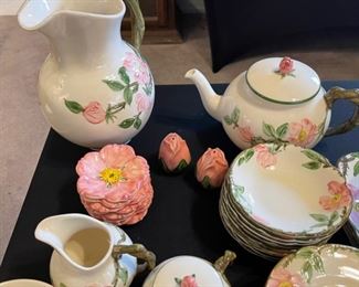 50 pc Franciscan Desert Rose China Set Dinnerware	50 piece	
