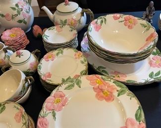 50 pc Franciscan Desert Rose China Set Dinnerware	50 piece	
