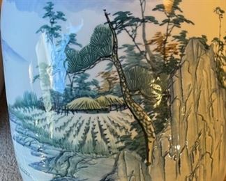 Asian Porcelain Vase (New Production)	18in H x13in Dia	
