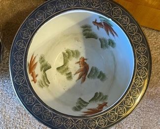 2pc Asian Goldfish Bowls (new Production)	7in H x8in dia	
