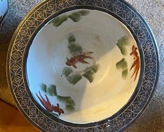 2pc Asian Goldfish Bowls (new Production)	7in H x8in dia	

