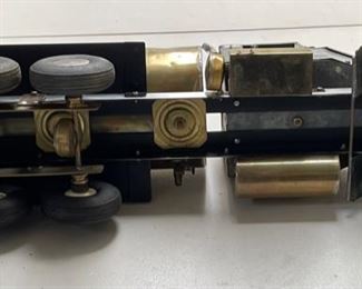 1970s Metal Copper & Brass Folk Art Tanker Truck #8	9 x 6 x 19	HxWxD
