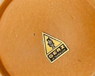 12in GERZ West Germany Beer Stein w/Pewter Lid Tavern Scene	12in	
